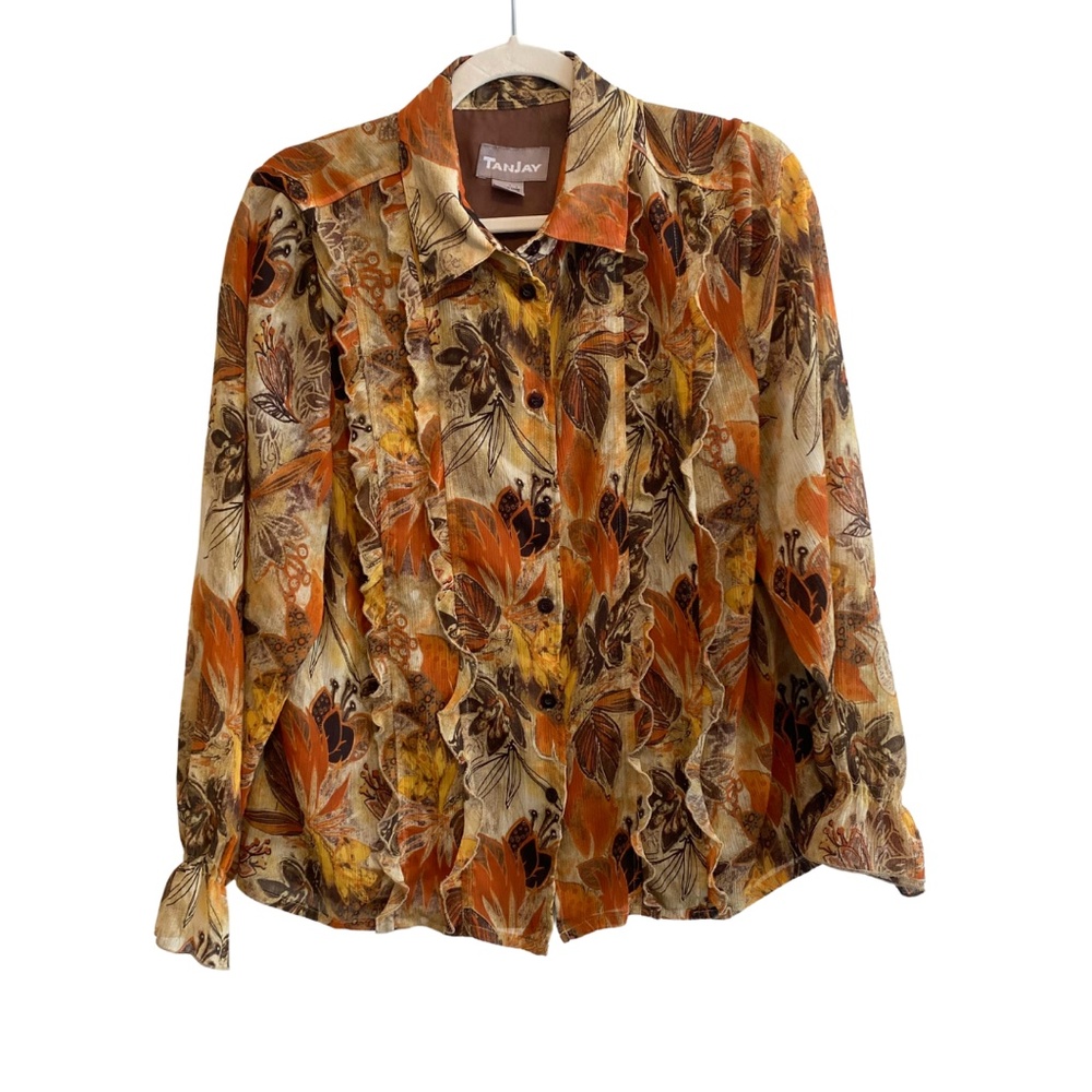 Autumn Floral Blouse